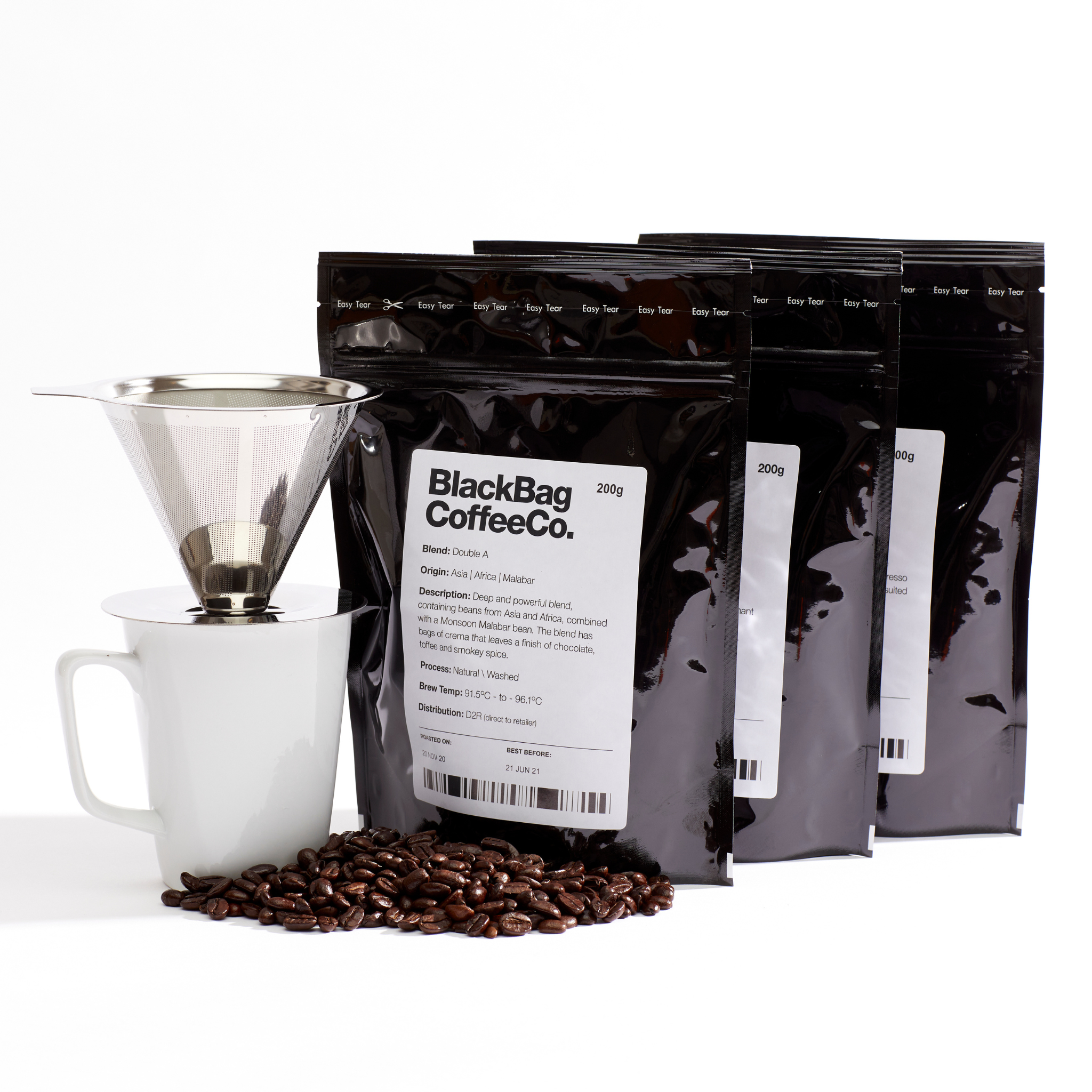 V60 Coffee Kit (inc. 3x coffee)